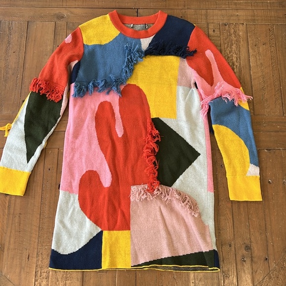 Stella McCartney patchwork fronted tapestry dress - Picture 2 of 8